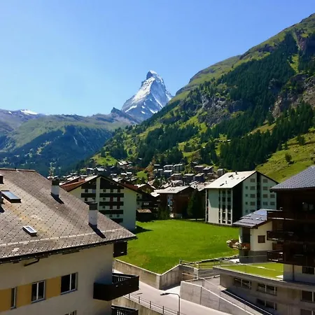 Lejlighed Meravista - Matterhorn View From Balcony And Bed Zermatt